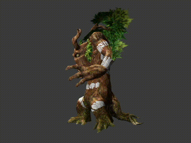 次世代树妖 树怪 带动画_dashi333作品_人物异形怪物_cg模型网