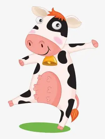 卡通奶牛