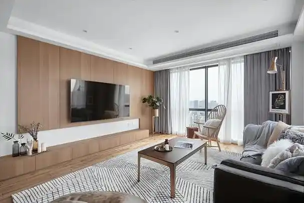 电视背景墙最好看设计风格(8种简约大方的电视背景墙装修方式)(4)