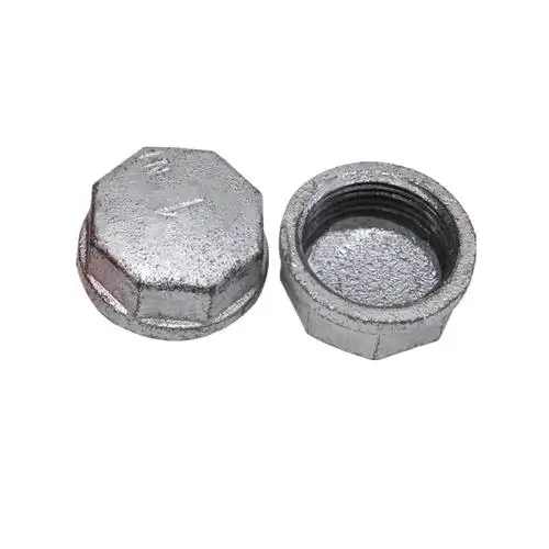 国标镀锌管帽内丝堵头管堵封头螺纹管道闷盖管接头