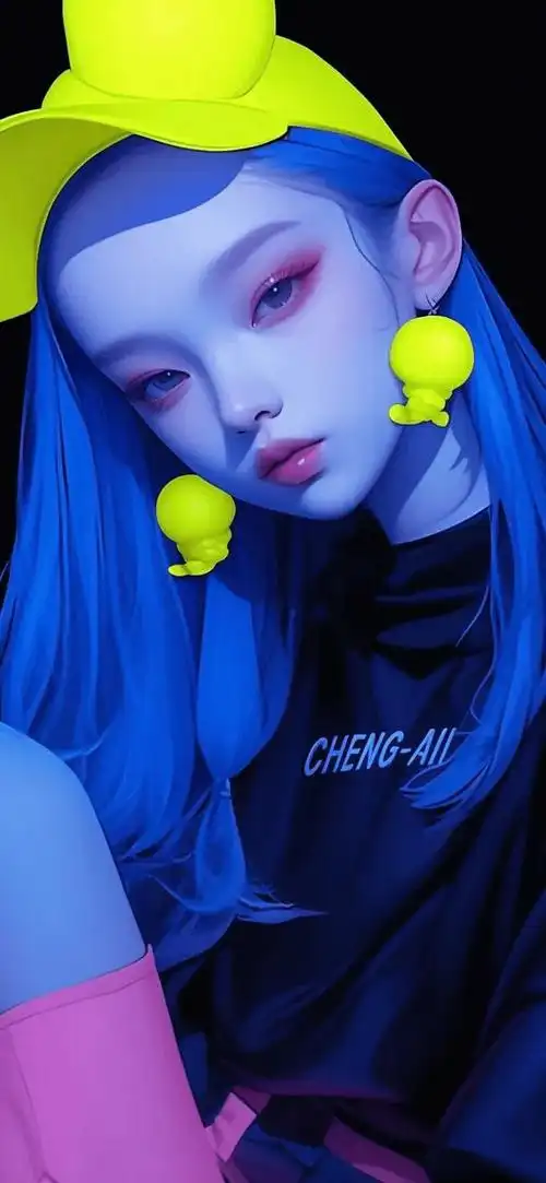 壁纸多巴胺插画女孩壁纸