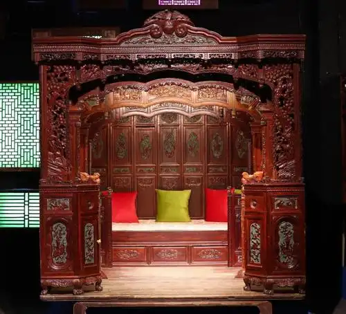 中国古代床榻间的学问:架子床,拔步床,罗汉床,美人榻