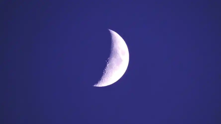 新月,弯月,月牙,天空,电脑壁纸,壁纸一轮弯月