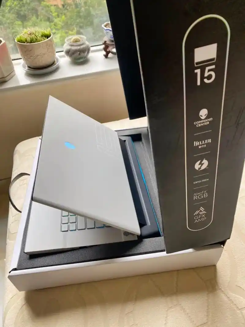 奢侈品外星人电脑.全套95新外星人m15r3游戏笔记本电脑  - 抖音