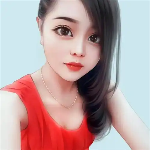 手绘头像女唯美气质真人