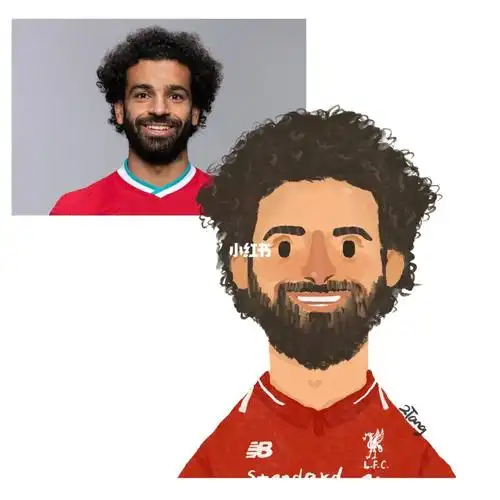 球星头像插画266366萨拉赫
