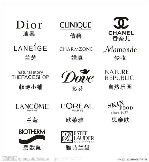 化妆品牌logo设计图__企业logo标志_标志图标_设计图库_昵图网nipic.