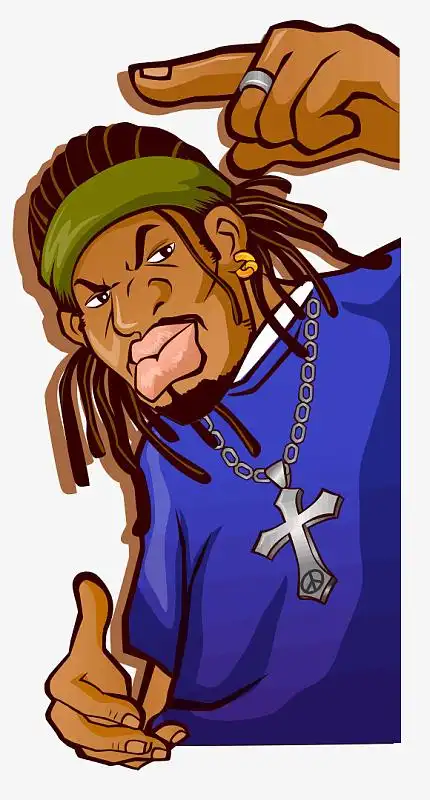 嘻哈人物素材_嘻哈人物图片元素-觅元素