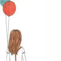 女生白底简单头像_微信头像图片大全