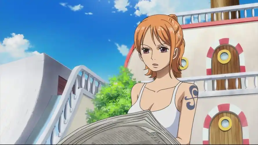 > 海贼王娜美宽屏高清电脑桌面主题壁纸下载(二)(1920x 1080)