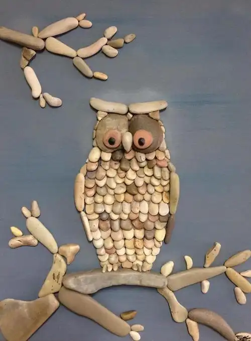 鹅卵石原来可以这么玩,用鹅卵石拼出一个艺术世界!