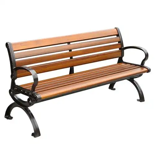 公园户外长椅休闲防腐实木长条条凳室外阳台户外椅子凳子