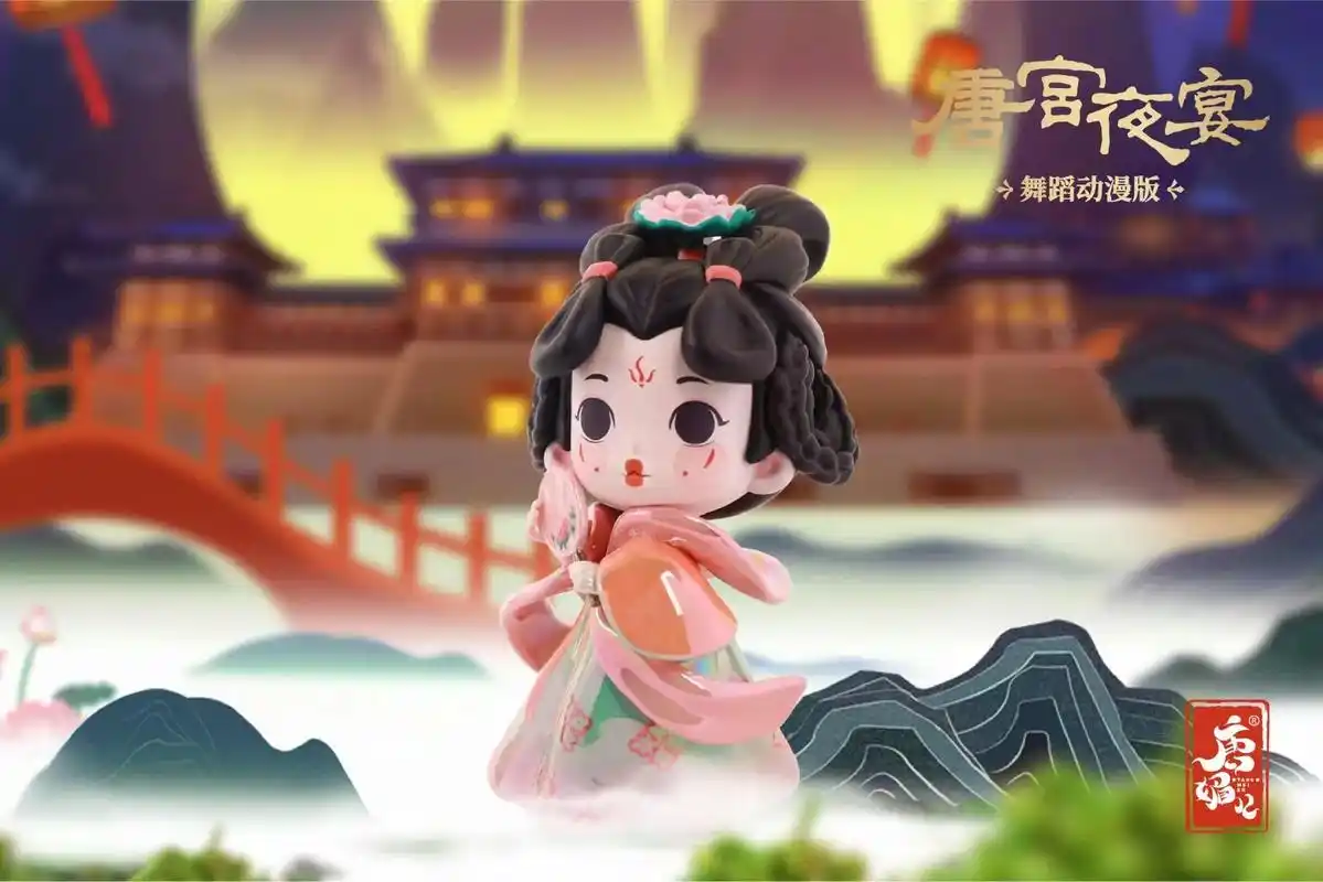 唐宫夜宴舞蹈动漫版这也太可爱了吧