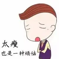 瘦子卡通头像