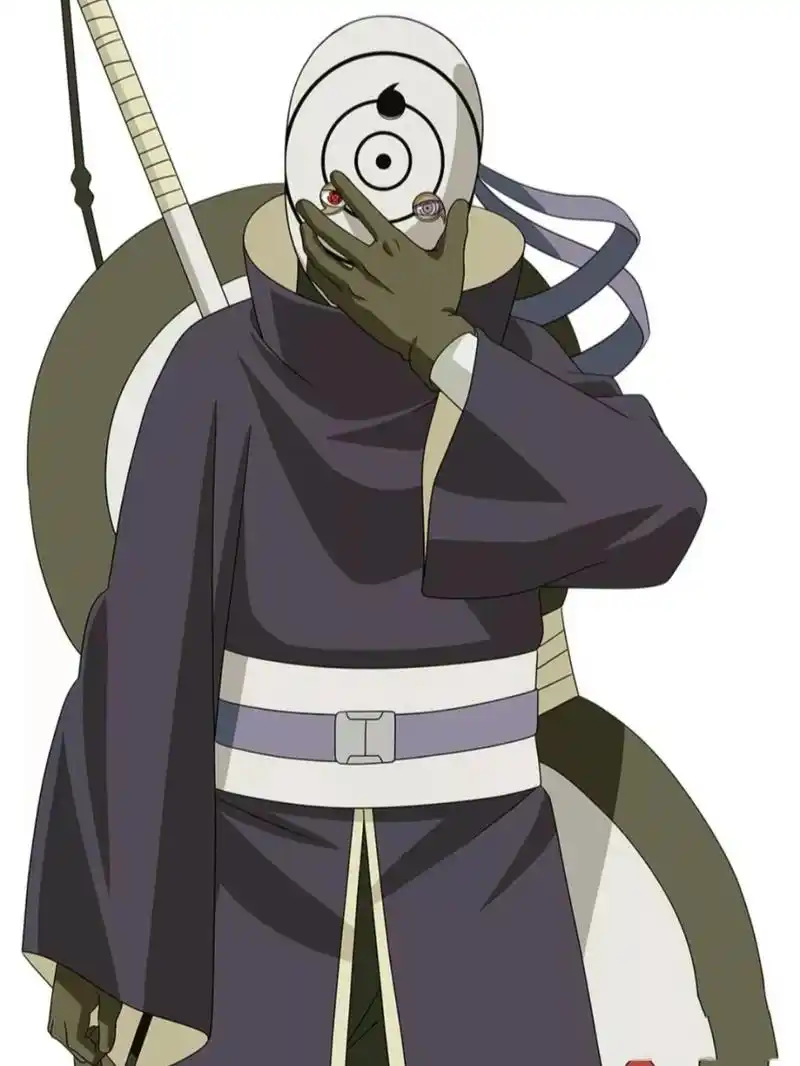 火影忍者手绘「宇智波带土」 一个喜欢琳但却不敢向她表白,但却又是一