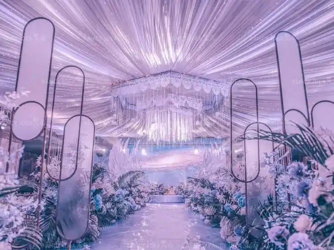 梵西婚礼案例丨甜蜜浪漫的紫色调婚礼