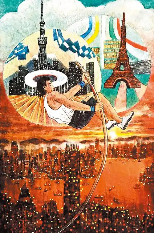 奥运正如火如荼举办,艺术界也响应这一万众瞩目的盛事,将运动员的飒爽