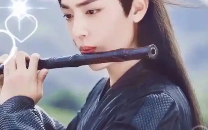 魏无羡吹笛名场面#陈情令 魏无羡 神仙颜值 高清壁纸#肖战 #中秋节