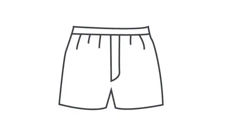 短裤简笔画 短裤简笔画彩色