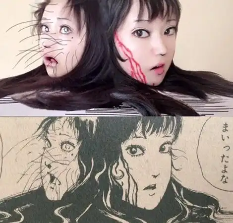 你知道伊藤润二吗?就是那个喜欢将女主角分尸的漫画家