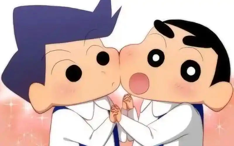 蜡笔小新:新彻cp 催泪了!小新也只有和风间道别的时候才会飙泪了