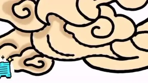 【绘影社】孙悟空的筋斗云来了!自创祥云画法,简单易学