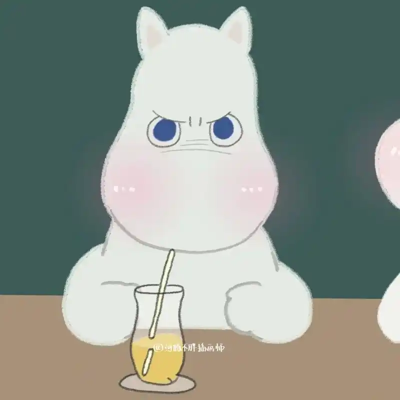 姆明moomin可爱小众情侣头像第五弹 姆明情头的最后一弹拉78#情头