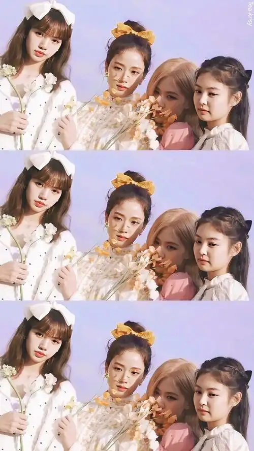 blackpink粉墨金智秀jisoo金珍妮jennie朴彩英roselisa四人四色美图楼