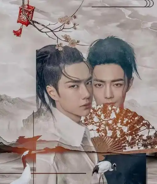 有种"合照"叫肖战王一博,前两张就忍了,看最后一张:血槽已空