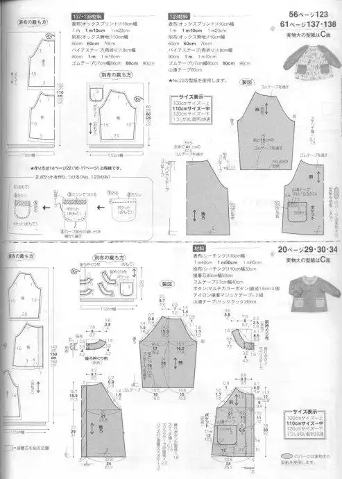 [转载]翅膀收藏——儿童倒背衣/饭衣/罩衣裁剪图