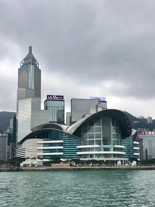 东方之珠香港白天的维多利亚港湾(3)