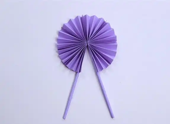 收缩扇子折纸图解