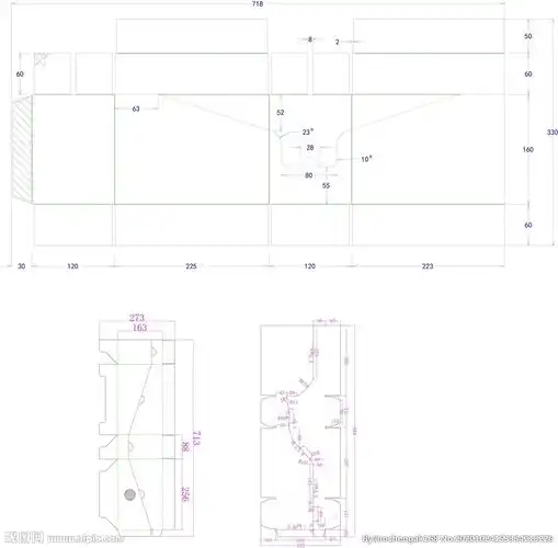 异性盒 飞机盒 啤盒 刀模设计图__包装设计_广告设计_设计图库_昵图网