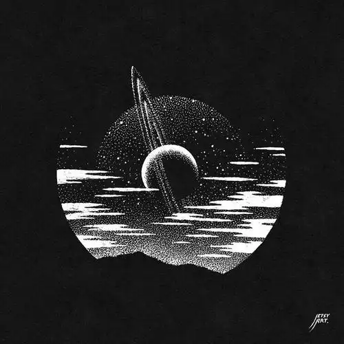 看了他的插画感觉自己到了宇宙太空