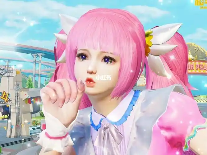 分享一组美图粉色双马尾真的很可爱