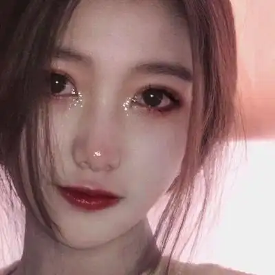 原宿风女生头像微丧高清比较丧的微信头像女生图片