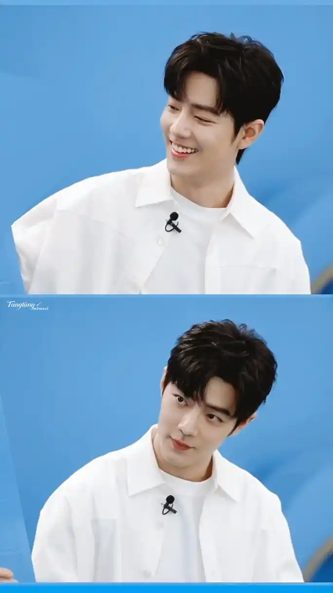 肖战白衬衫直播造型#  肖战的白衬衣造型真的封神,那种清爽干净的