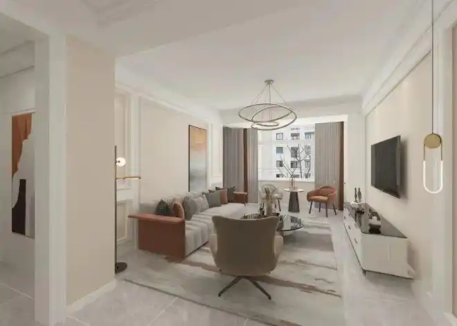 王者装饰:138㎡温柔奶白色,藏在时光里的家