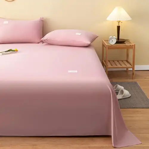 无印良品全棉水洗棉床单单件纯棉夏季宿舍单人全棉被单双人