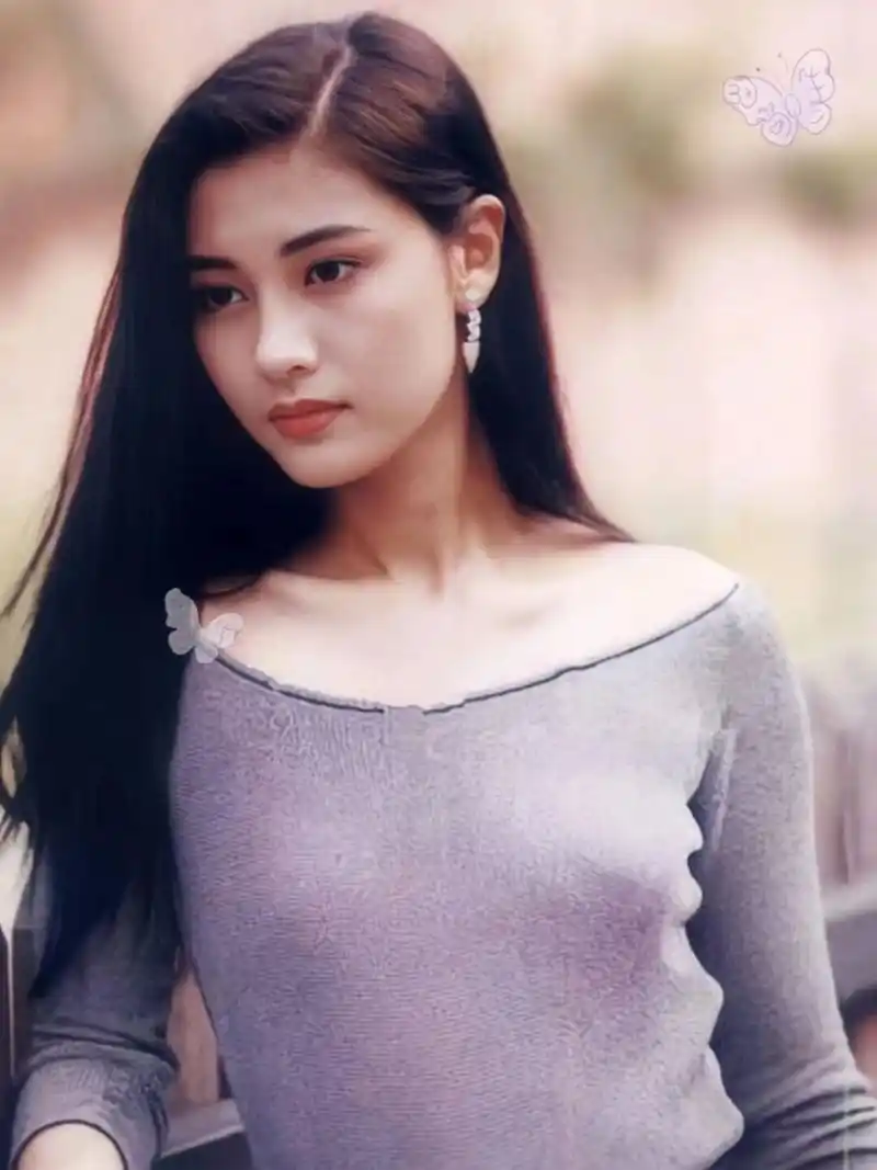 复古港风 -李嘉欣|||今日学穿搭   90年代港风女明星穿搭技巧