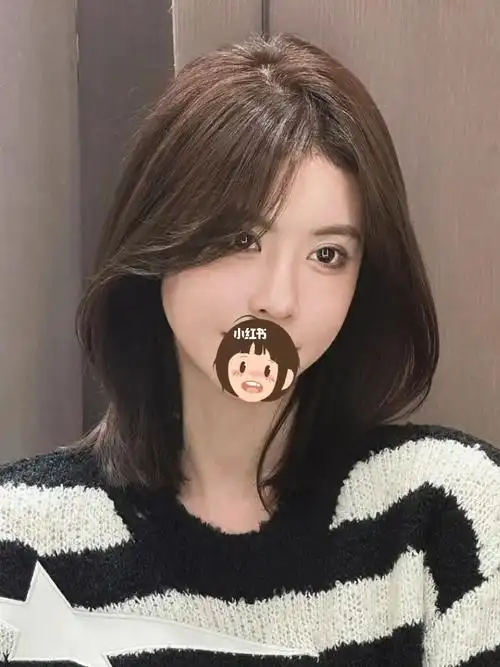 甜美系减龄锁骨发能剪一辈子的免打理发型