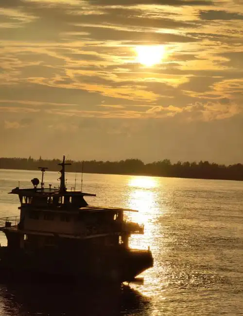 见证生态转型发展之路#没有什么时候比黄昏时的日落更充满柔情和浪漫