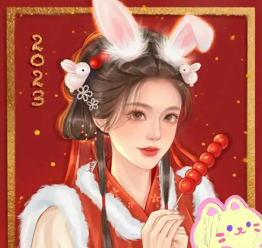 三人闺蜜跨年头像02  - 抖音