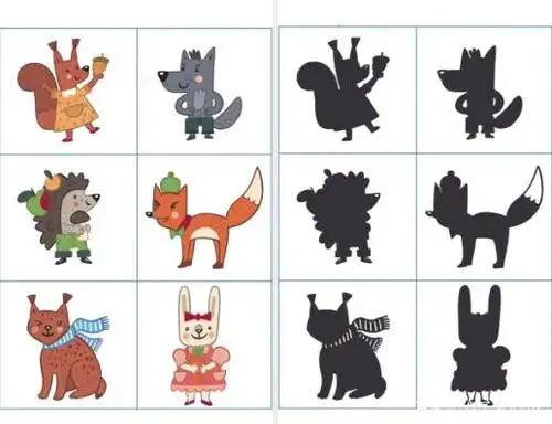 主题 交通工具主题 狗狗主题 好朋友影子 小汽车影子 影子配对合辑 e