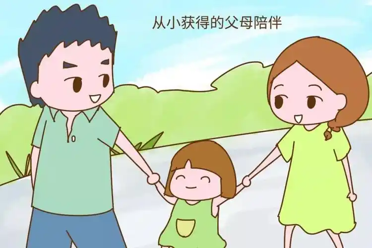 从小获得的父母陪伴上小学的时候,有一天班上转过来一个男同学,看上去