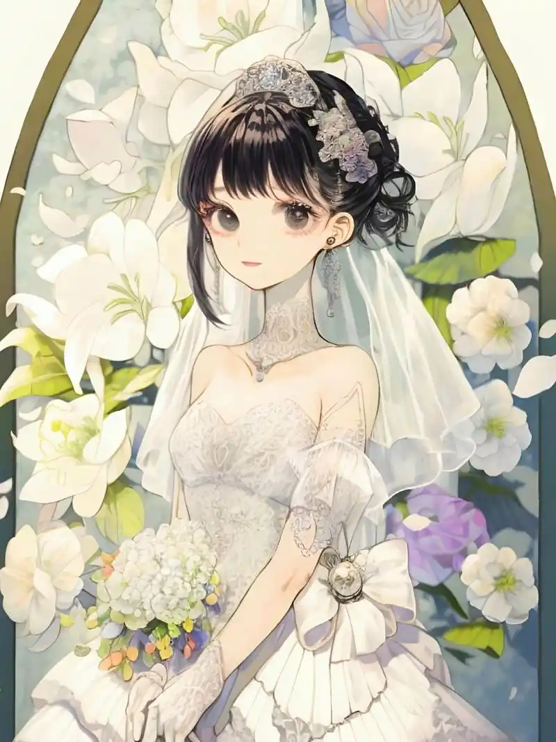 婚纱少女78丨二次元老婆丨少女头像 37 最近看到一个同事转发的短