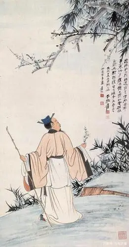 画集欣赏《大千居士文会图真迹》