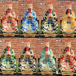 十殿阎王30cm38cm48cm65cm88cm道场阎罗王神像阎魔王1.3树脂佛像