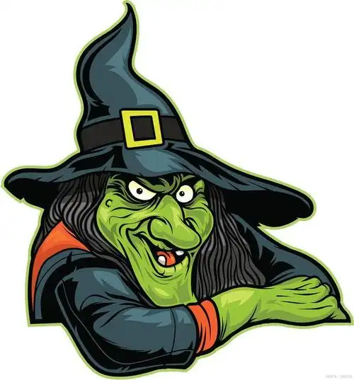 戴帽子的老巫婆和小红帽的鬼故事