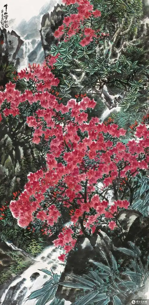 千山响杜鹃_中国近现代名家画集·庄寿红_庄寿红作品展_庄寿红在线